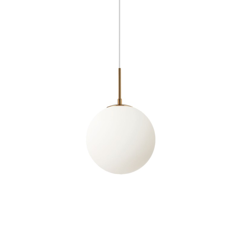 Simple pendant light GAMAY metal E27 LED