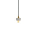 Simple pendant TAGNE cement E27 LED in cement color