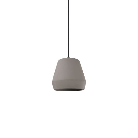 Simple pendant light BRODE cement E27 LED in cement color