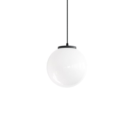 ORRIERE simple pendant light with E27 LED crystal in black color