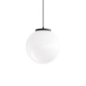 LAUROS thermoplastic E27 LED pendant light in white color