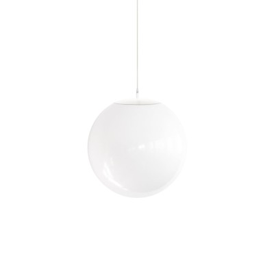 Simple pendant lamp NUCES metal E27 LED in white color