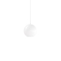 Simple pendant light MOURIES metal E27 LED in white color