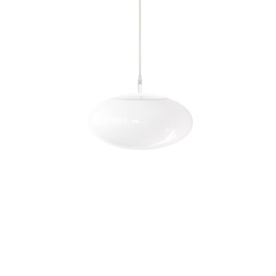 Simple pendant light SALAN metal E27 LED white color