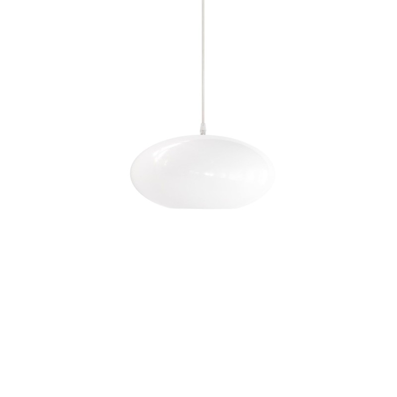 Simple pendant light GOUNOD in metal with E27 LED in white color.