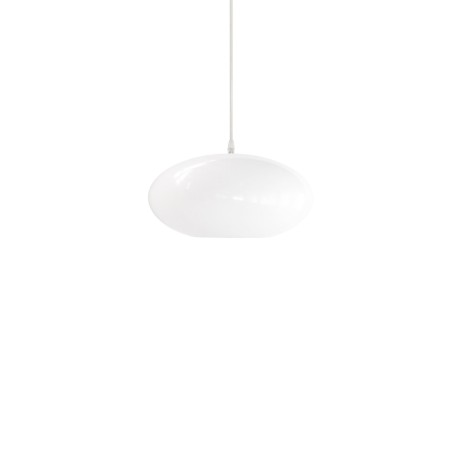 Simple pendant light GOUNOD in metal with E27 LED in white color.