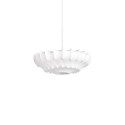Simple pendant EVRIL resin polymer E27 LED white color