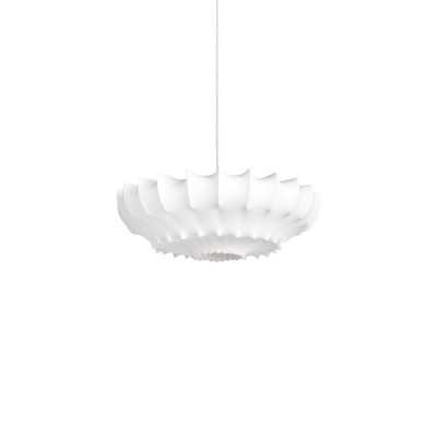 Simple pendant EVRIL resin polymer E27 LED white color