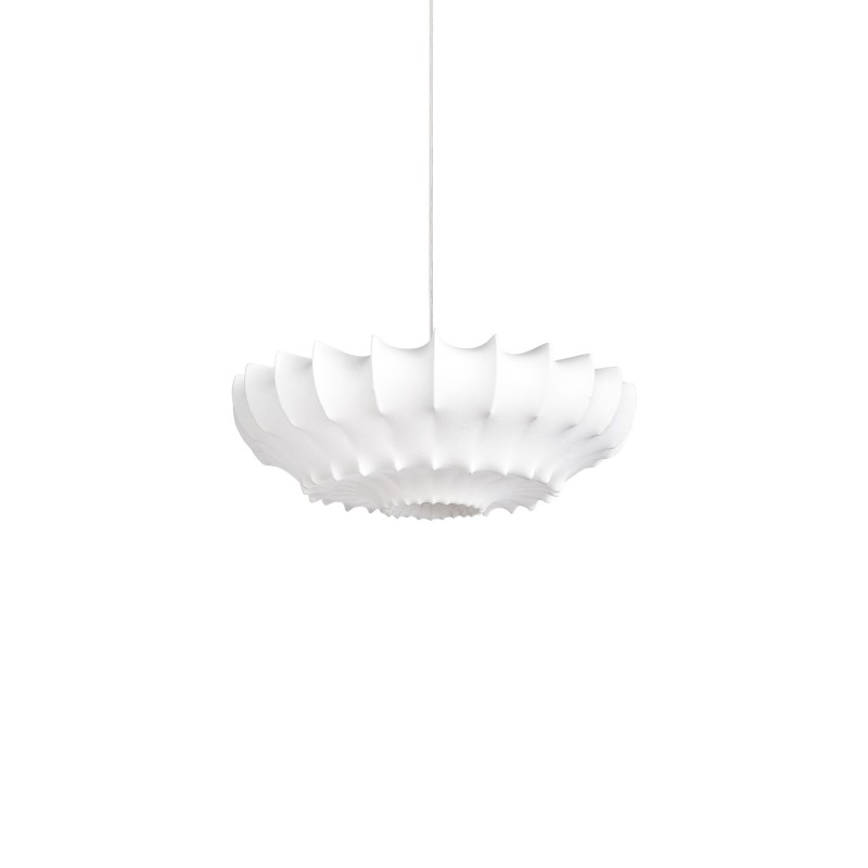Simple pendant EVRIL resin polymer E27 LED white color