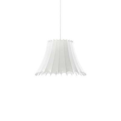 Simple pendant lamp MUIRE made of resin polymer E14 LED white color
