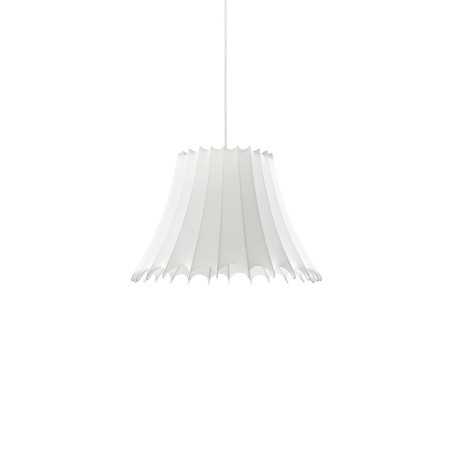 Simple pendant lamp MUIRE made of resin polymer E14 LED white color
