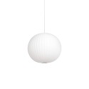 Simple pendant light TULLY made of resin polymer E27 LED white color