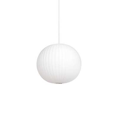Simple pendant light TULLY made of resin polymer E27 LED white color