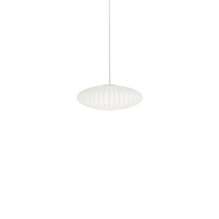 PAULIAT simple pendant light made of resin polymer with E27 LED in white color