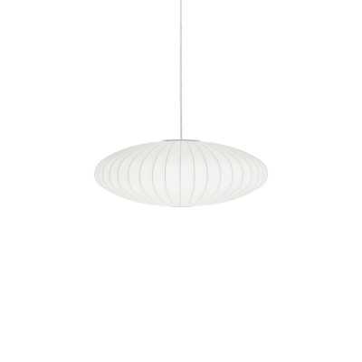 Simple pendant light MORCY made of resin polymer E27 LED in white color