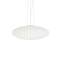 Simple pendant light DOUCES made of resin polymer E27 LED white color