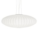 Simple pendant light DUGNY made of resin polymer E27 LED white color