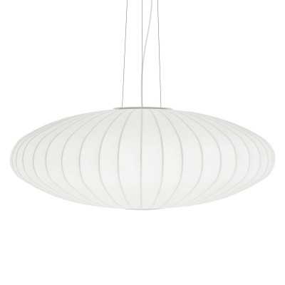 Simple pendant light DUGNY made of resin polymer E27 LED white color