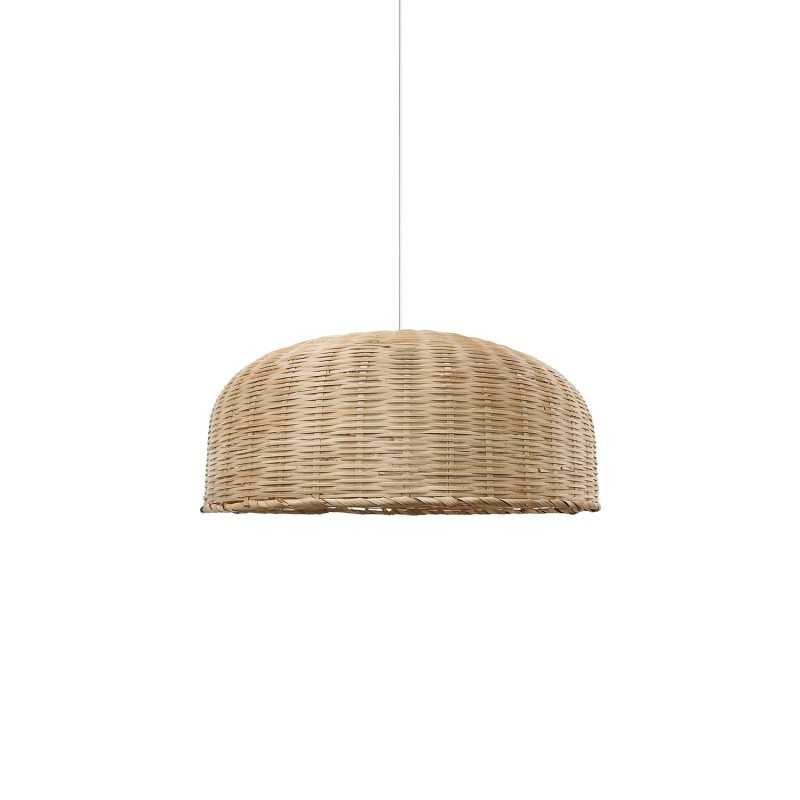 Simple pendant light SONGY rattan E27 LED wood color