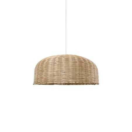 Simple pendant light SONGY rattan E27 LED wood color