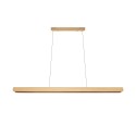 Simple pendant light PUGET wood LED SMD 18W 1800LM black