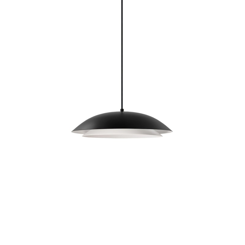 Simple pendant light BORNY metal E27 LED in black color
