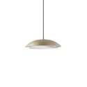Simple pendant light CREUX metal E27 LED in gold color