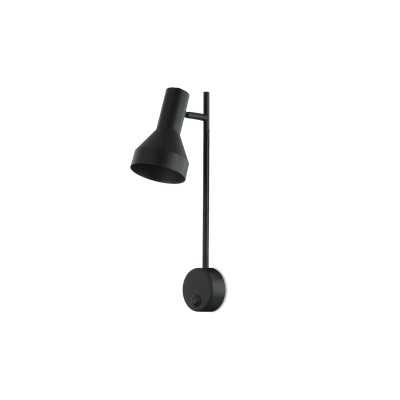 Wall lamp BOUIX made of metal in black color with GU10 socket.
