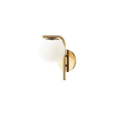 Wall lamp NAVAT metal E27 LED in brushed brass color