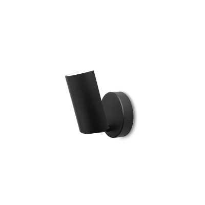 Wall lamp MUSSEAU metal E14 LED in black color