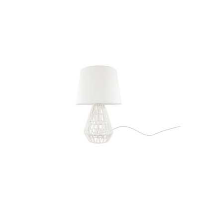 Table lamp FUSSE textile E27 LED white color