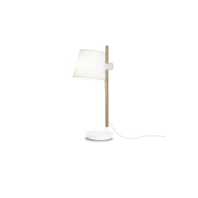 PUVIC wooden table lamp E27 LED