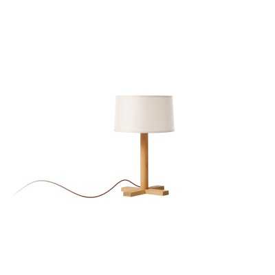 THIZY wooden table lamp E27 LED wood color