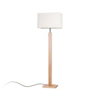 BOHAS wooden floor lamp E27 LED in wood color