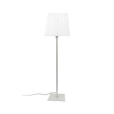 PAVIOT metal floor lamp E27 LED in gray color