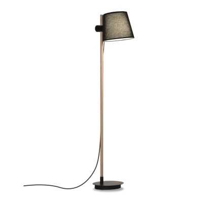 LANNIC wooden floor lamp E27 LED