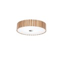 YVETOT wooden ceiling light fixture with E27 LED in wood color
