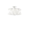 Simple pendant light WILLER made of resin polymer E27 LED in white color