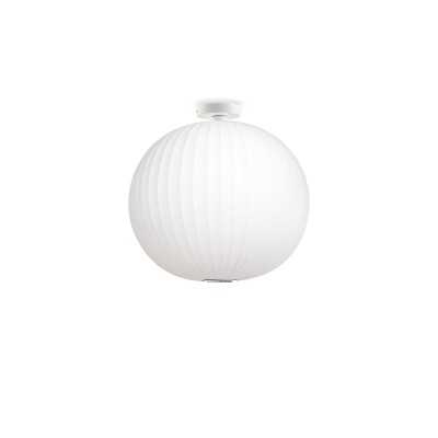 WATTEN simple pendant made of resin polymer E27 LED in white color