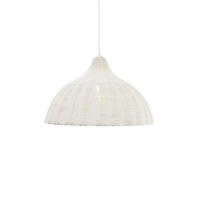 Simple pendant VIBUS wicker E27 LED in colors