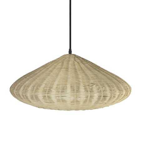 HARDY simple pendant lamp with wicker E27 LED in colors