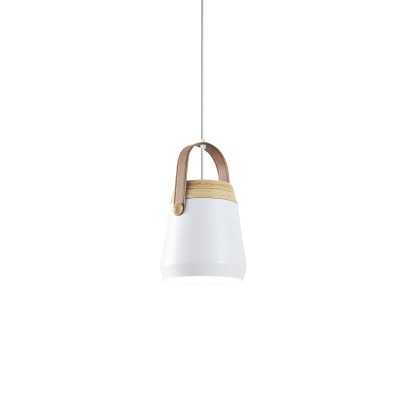 ISLOU simple pendant aluminum E27 LED colors