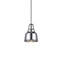 Simple pendant light FOSSE metal E27 LED in colors
