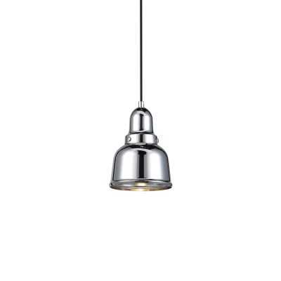Simple pendant light FOSSE metal E27 LED in colors