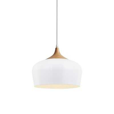Simple pendant light GAHOU aluminum E27 LED colors