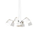 NICOT multiple pendant light wood E27 LED