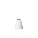 Simple pendant light TRACE wood E27 LED colors