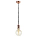 Simple pendant light LIVET metal E27 LED