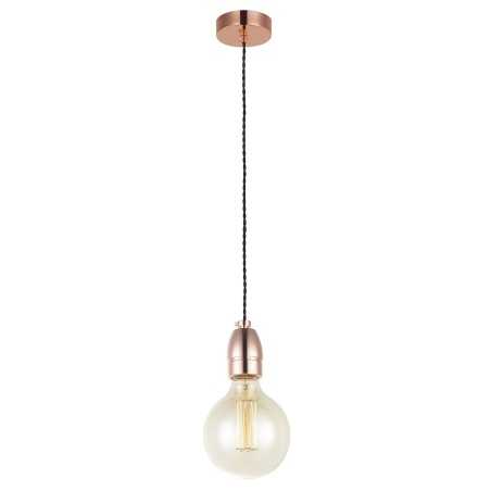 Simple pendant light LIVET metal E27 LED