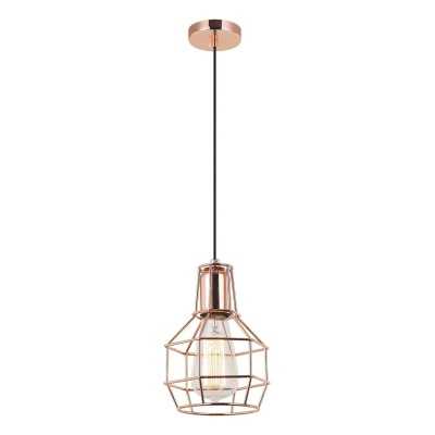 Simple pendant BOAST iron E27 LED